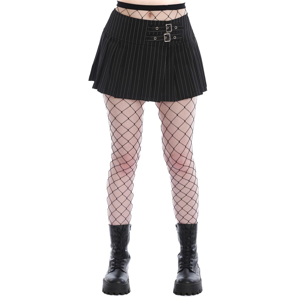 Banned - Flash Courte Jupe - Noir/Blanc